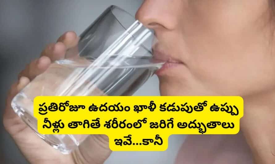 Salt Water: ప్రతిరోజూ ఉదయం ఖాళీ కడుపుతో ఉప్పు నీళ్లు తాగితే శరీరంలో జరిగే అద్భుతాలు ఇవే…కానీ