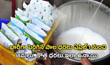 Milk Price: భారీగా పెరిగిన పాల ధరలు ఏప్రిల్ 1 నుంచి అమలు.. కొత్త ధరలు ఇలా ఉన్నాయి