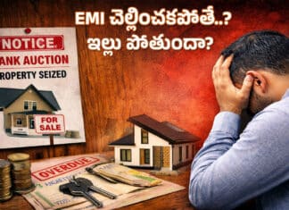 Home Loan EMI: ఇంటి రుణాన్ని సకాలంలో చెల్లించకపోతే ఏం జరుగుతుందో తెలుసా..! Home Loan EMI: ఇంటి రుణాన్ని సకాలంలో చెల్లించకపోతే ఏం జరుగుతుందో తెలుసా..!