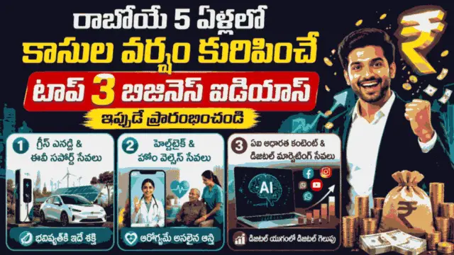 Future Business Ideas: రాబోయే 5 ఏళ్లలో కాసుల వర్షం కురిపించే టాప్ 3 బిజినెస్ ఐడియాస్ – ఇప్పుడే ప్రారంభించండి